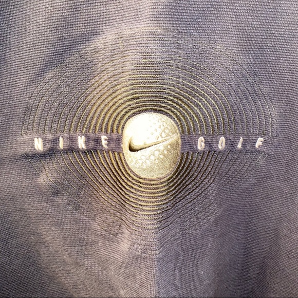 Vintage 90s Nike Golf Embroidered Pullover Thermal Sweatshirt Adult XL Black - Picture 5 of 10